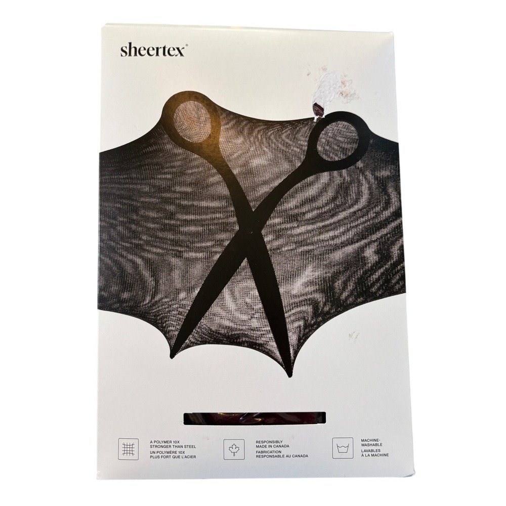 Sheertex Control Top Sheer Rip-Resist Tights Wine XS NIP